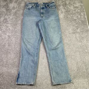 Abercrombie & Fitch Jeans Women's 30 Blue 90s Ultra High Rise Straight Split Leg